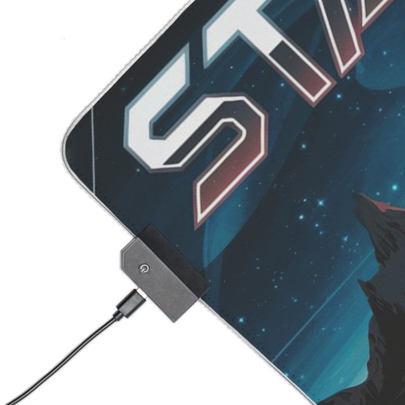 Starfiled LED Gaming Mouse Pad