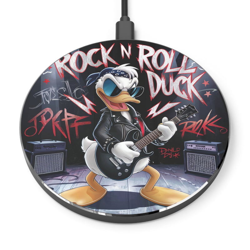 Rock n Roll Duck Wireless Charger